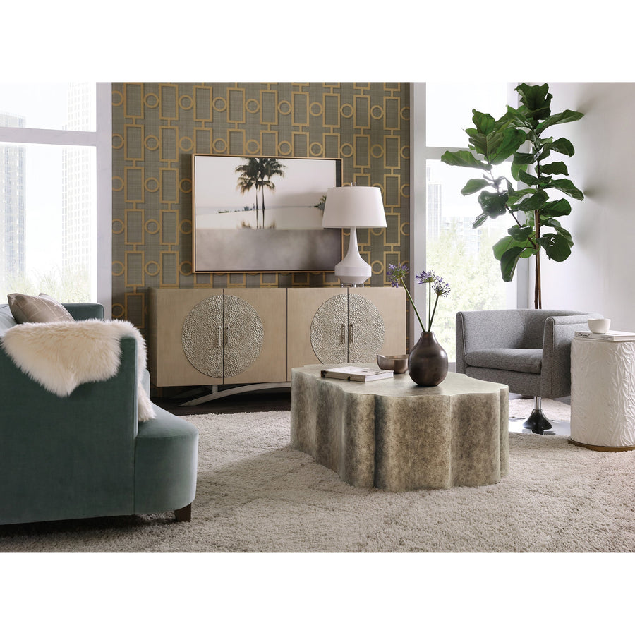 NOLITA FOUR DOOR ENTERTAINMENT GOLD CONSOLE