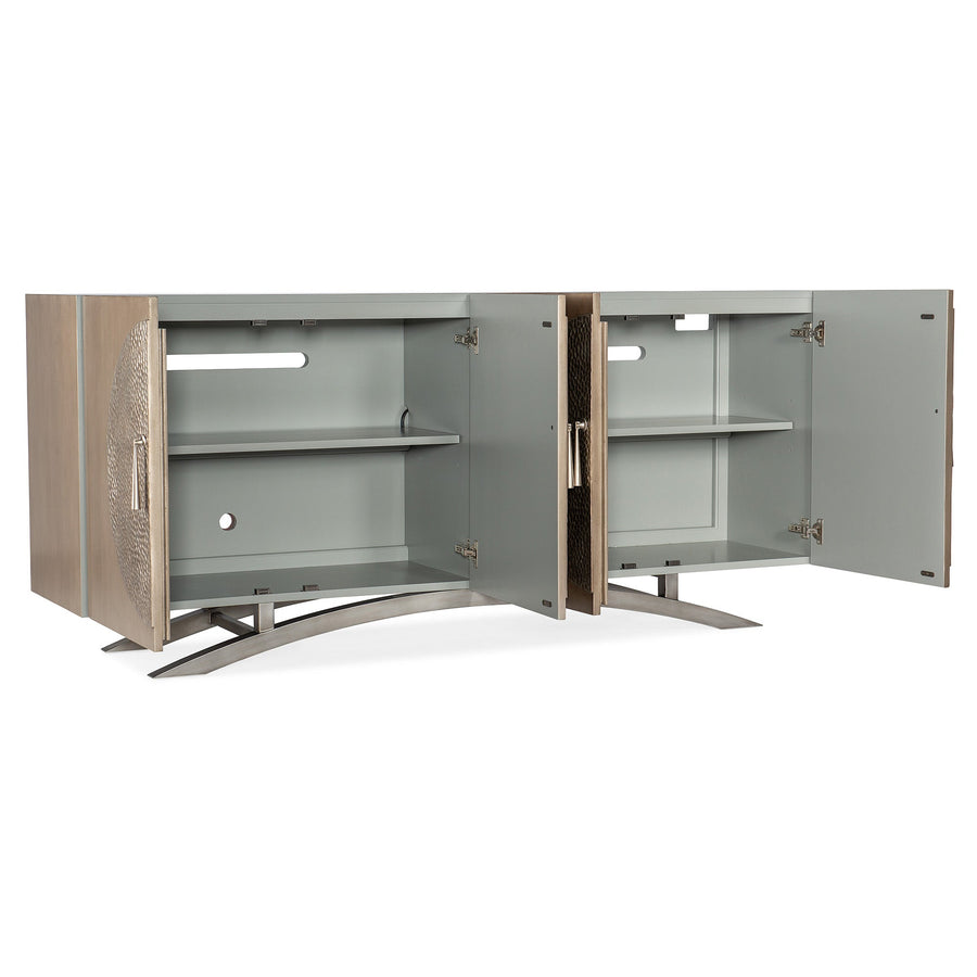 NOLITA FOUR DOOR ENTERTAINMENT GOLD CONSOLE