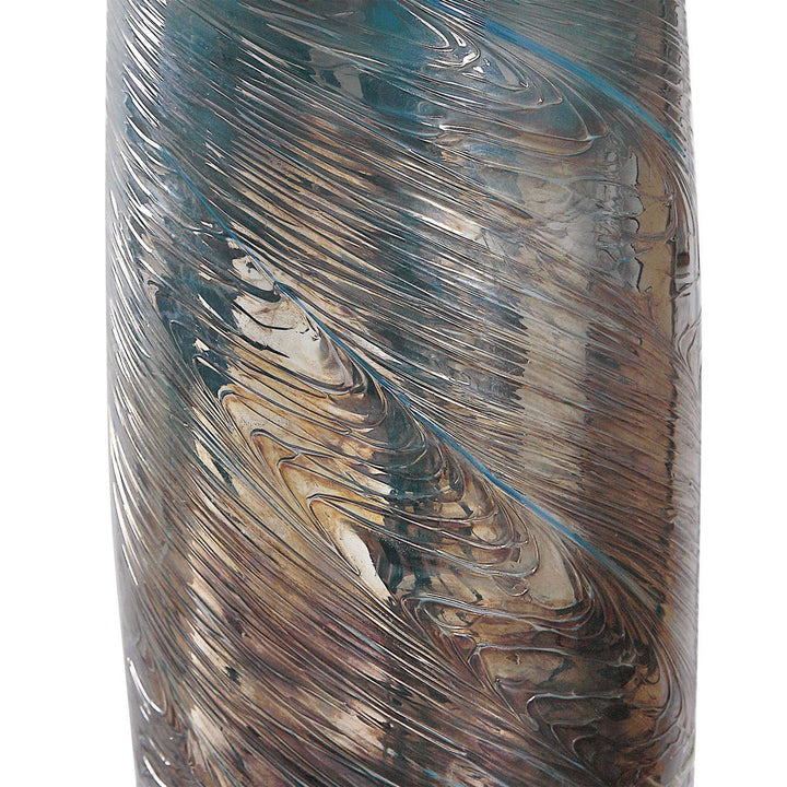 OCEAN METALLIC GLASS LAMP