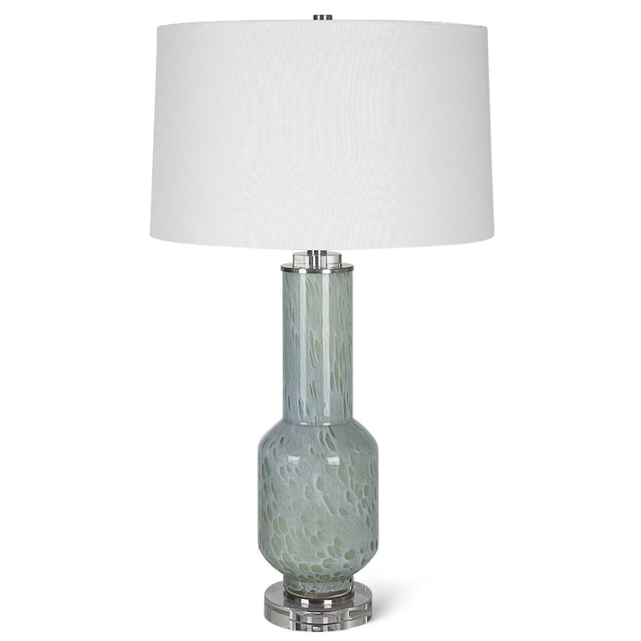 OCEAN MIST BUBBLE GLASS TABLE LAMP