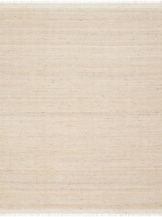 OMEN WOOL + JUTE RUG: IVORY, NATURAL