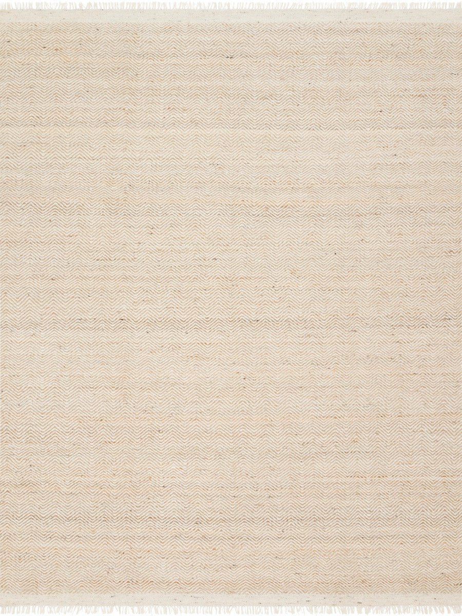 OMEN WOOL + JUTE RUG: IVORY, NATURAL