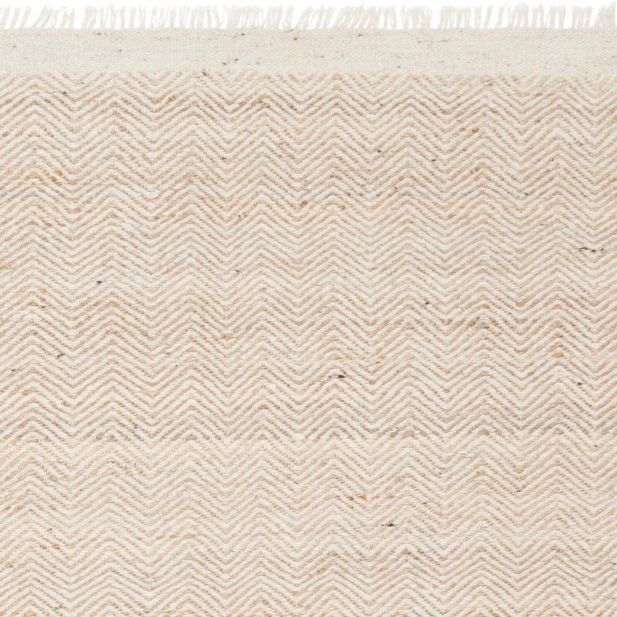 OMEN WOOL + JUTE RUG: IVORY, NATURAL