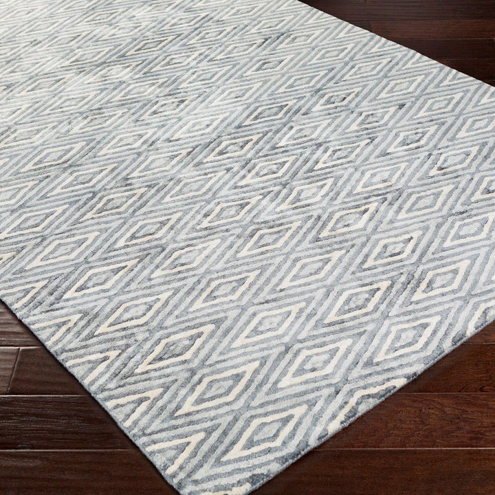 OREN RUG: CHARCOAL, LIGHT GREY