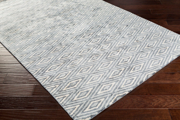 OREN RUG: CHARCOAL, LIGHT GREY