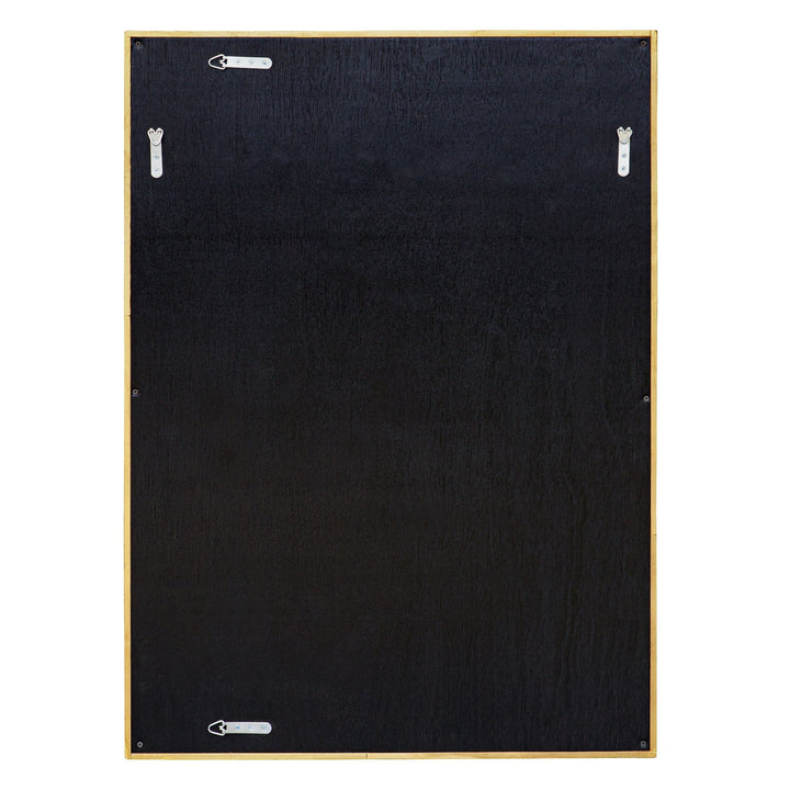 OVERLAP ANTIQUE GOLD TEAK MIRROR