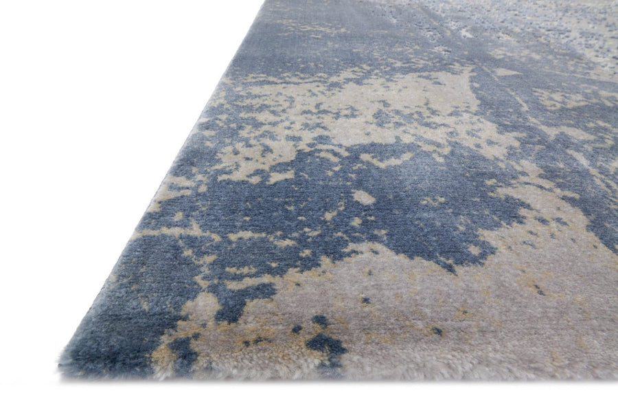 PATINA 01 RUG: DENIM, GREY