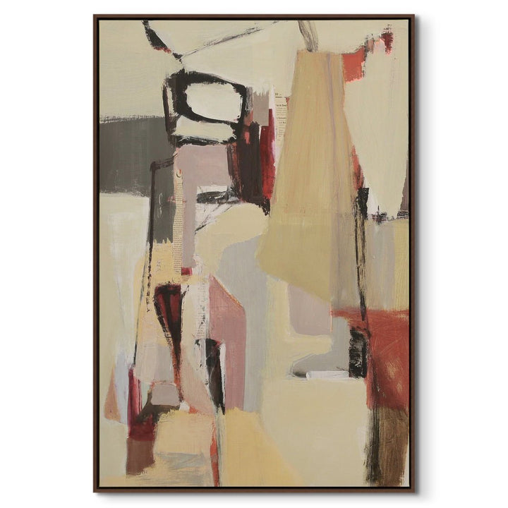 "PEACHES" FRAMED CANVAS ART