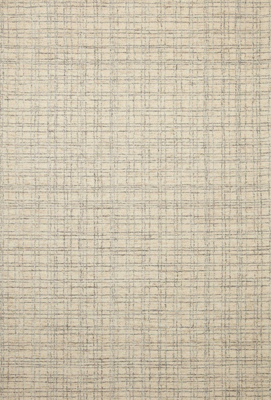 POLLY HAND - TUFTED WOOL + JUTE RUG: ANTIQUE SILVER - MIST