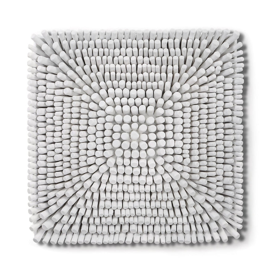 PORTSIDE WOOD WALL TILE: MATTE WHITE