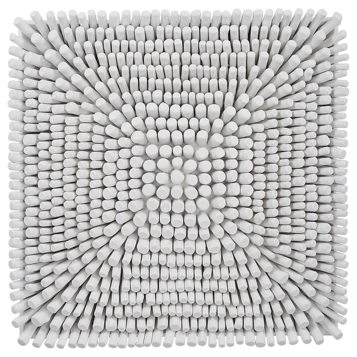 PORTSIDE WOOD WALL TILE: MATTE WHITE