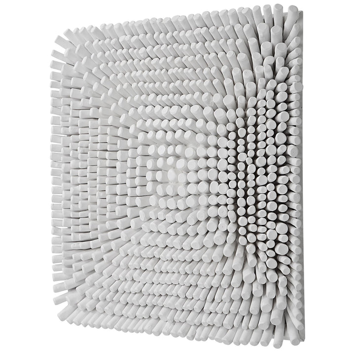 PORTSIDE WOOD WALL TILE: MATTE WHITE