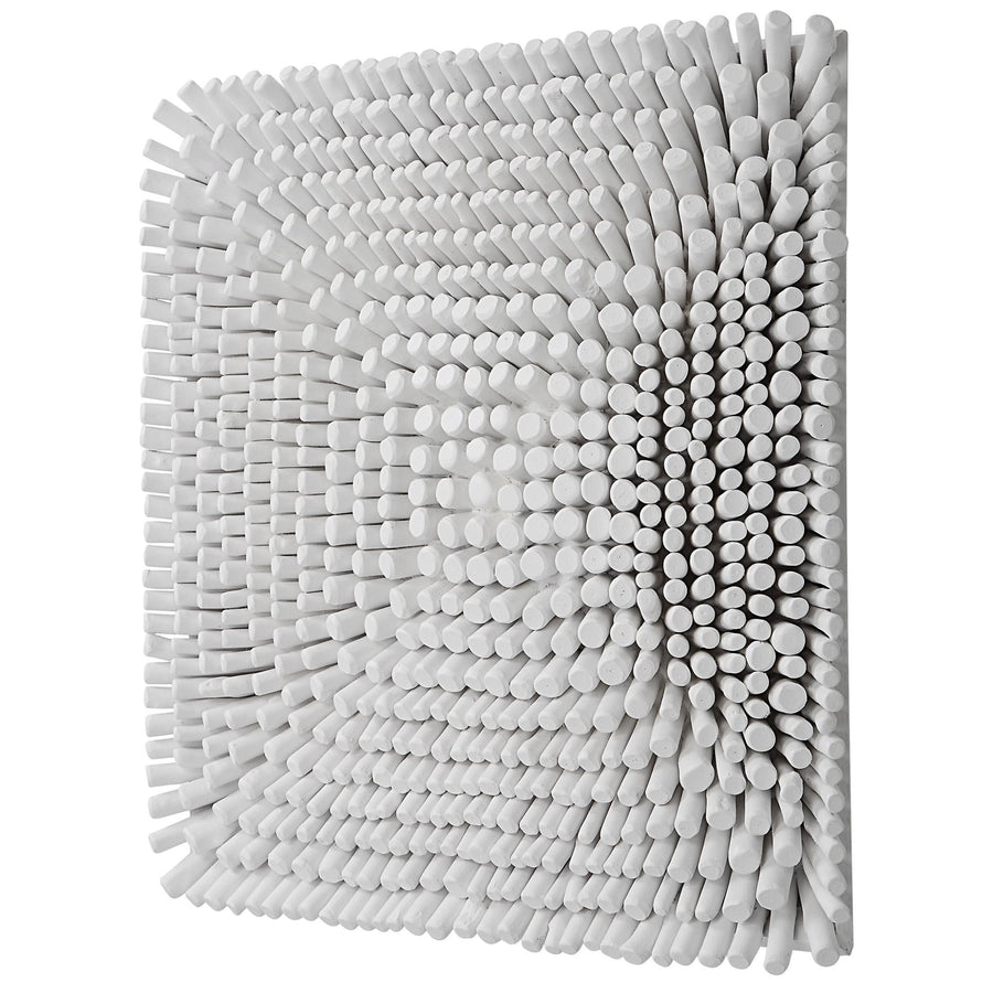 PORTSIDE WOOD WALL TILE: MATTE WHITE