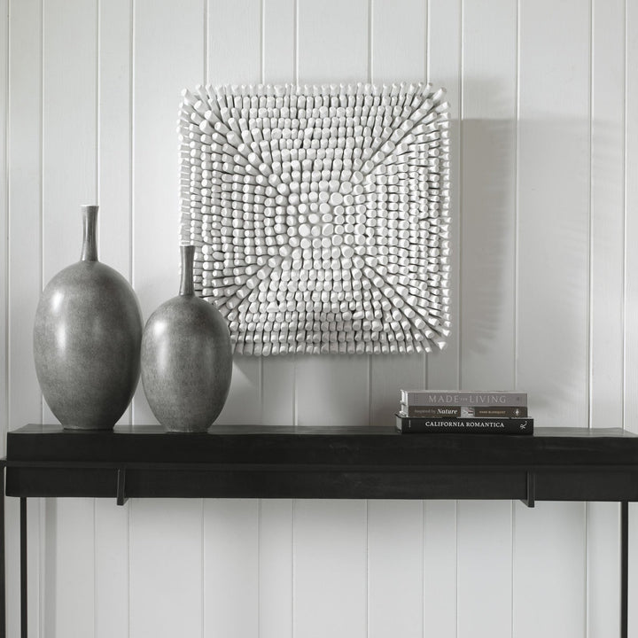 PORTSIDE WOOD WALL TILE: MATTE WHITE