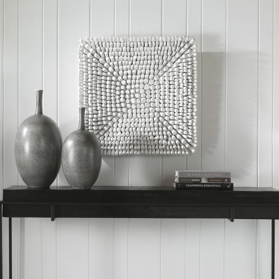 PORTSIDE WOOD WALL TILE: MATTE WHITE
