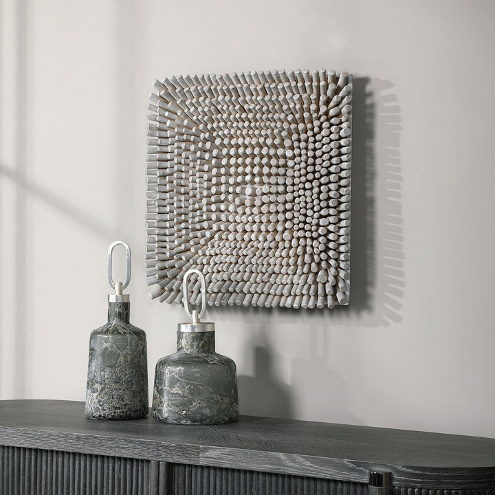 PORTSIDE WOOD WALL TILE: NATURAL GREY