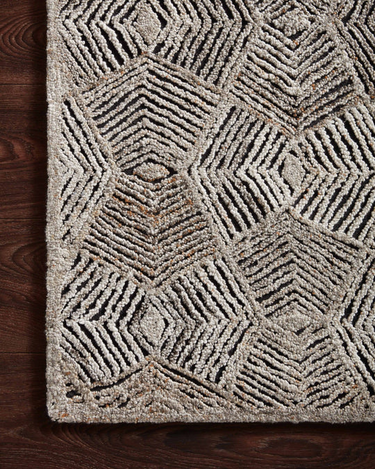 PRESCOTT POLYESTER, WOOL + VISCOSE RUG: FAWN