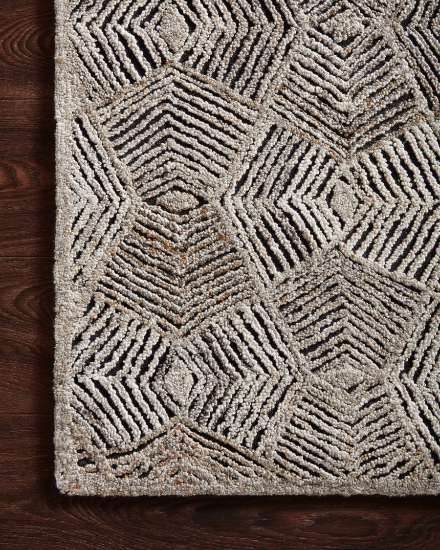 PRESCOTT POLYESTER, WOOL + VISCOSE RUG: FAWN