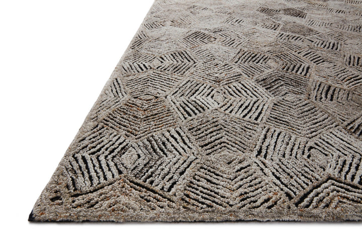 PRESCOTT POLYESTER, WOOL + VISCOSE RUG: FAWN