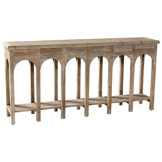 PROVENCIA WEATHERED PINE CONSOLE TABLE