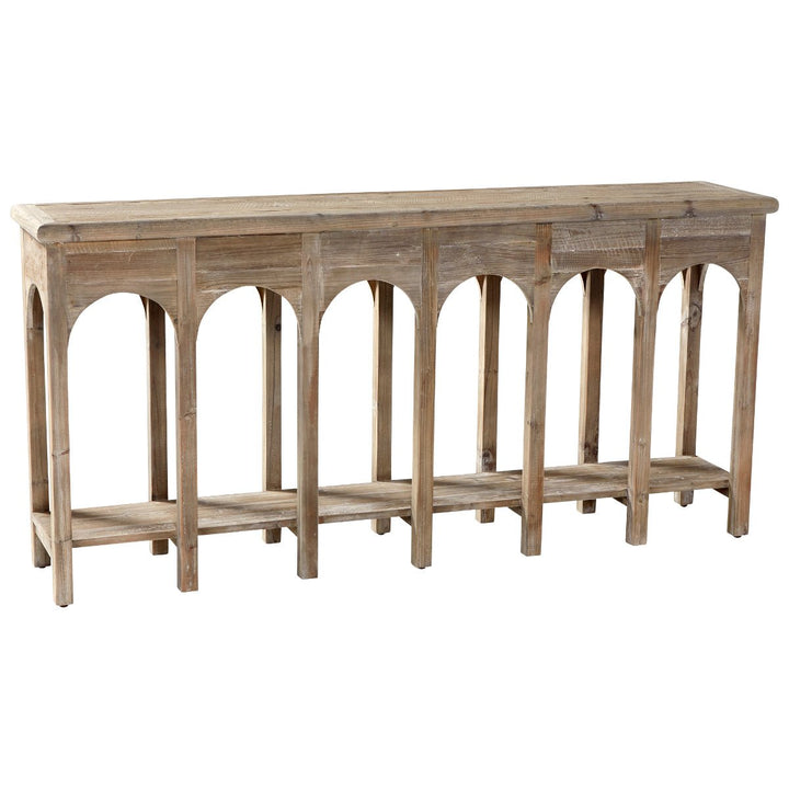 PROVENCIA WEATHERED PINE CONSOLE TABLE