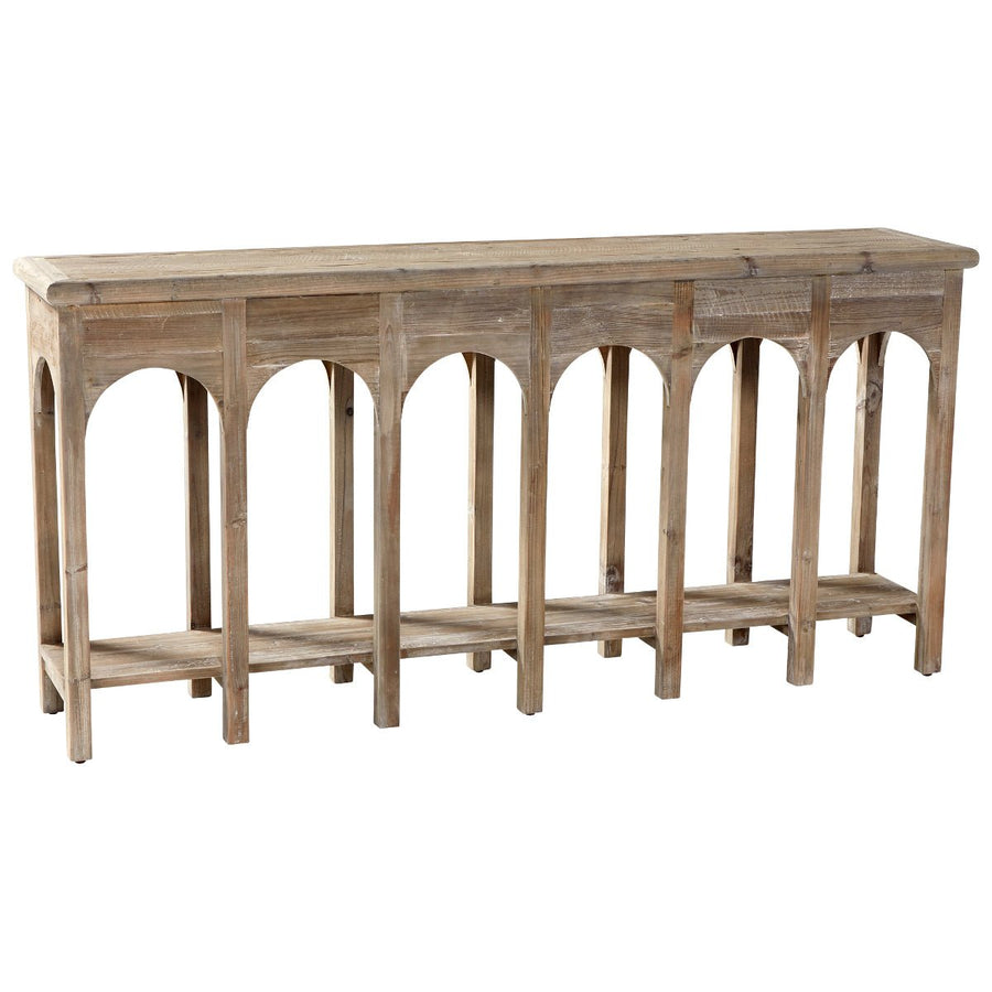 PROVENCIA WEATHERED PINE CONSOLE TABLE
