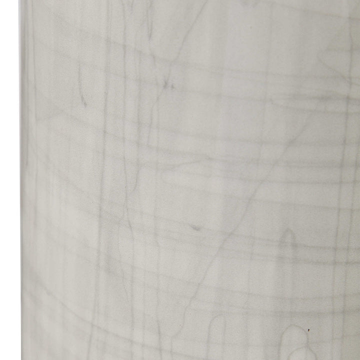 PUTTY ABSTRACT DRIP CERAMIC TABLE LAMP