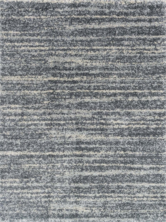 QUINCY 05 SHAG RUG: GRAPHITE