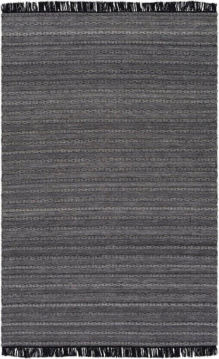 RAMEY INDOOR - OUTDOOR RUG: GREY, BLACK