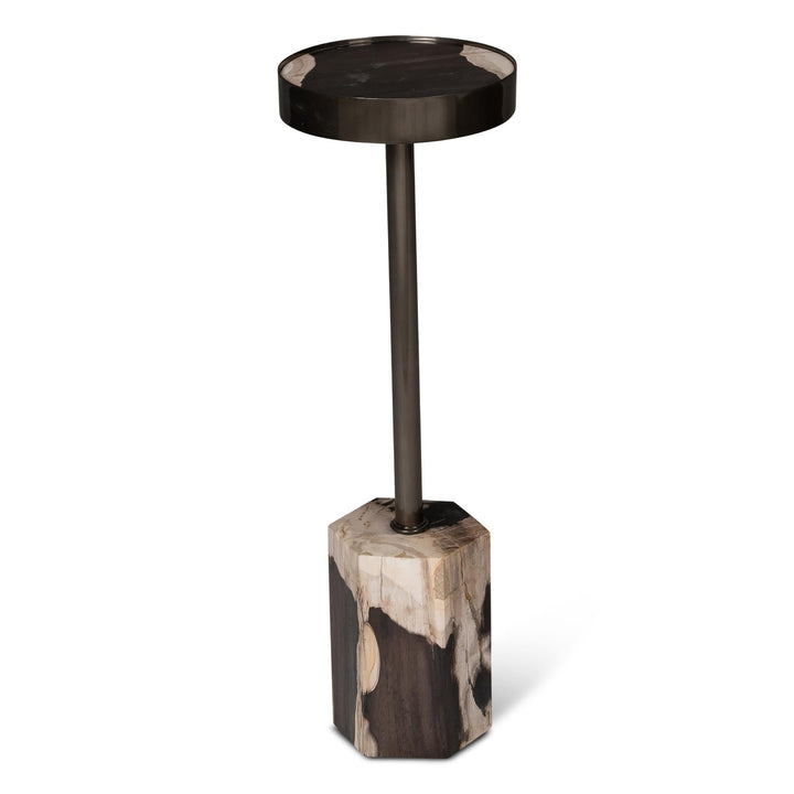 RELIQUE DINAH PETRIFIED WOOD DRINK TABLE
