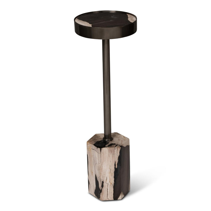 RELIQUE DINAH PETRIFIED WOOD DRINK TABLE