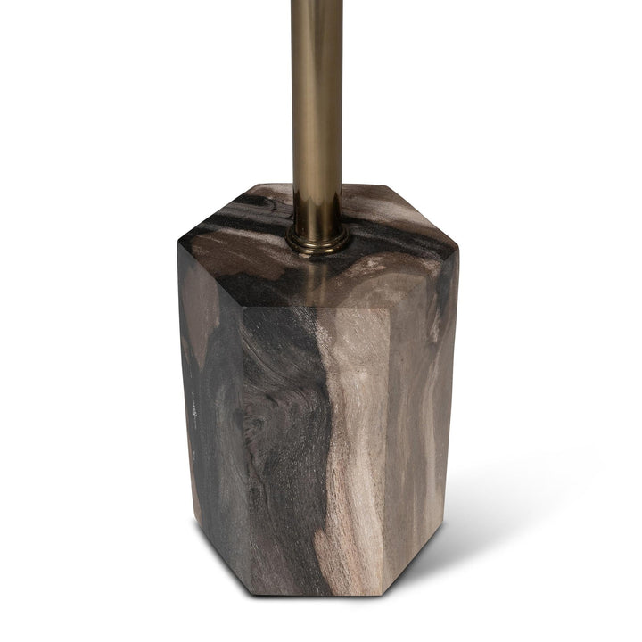 RELIQUE DINAH PETRIFIED WOOD DRINK TABLE