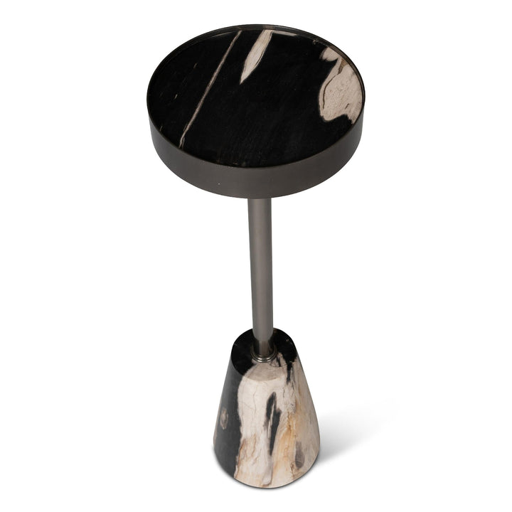 RELIQUE JAEL PETRIFIED WOOD DRINK TABLE