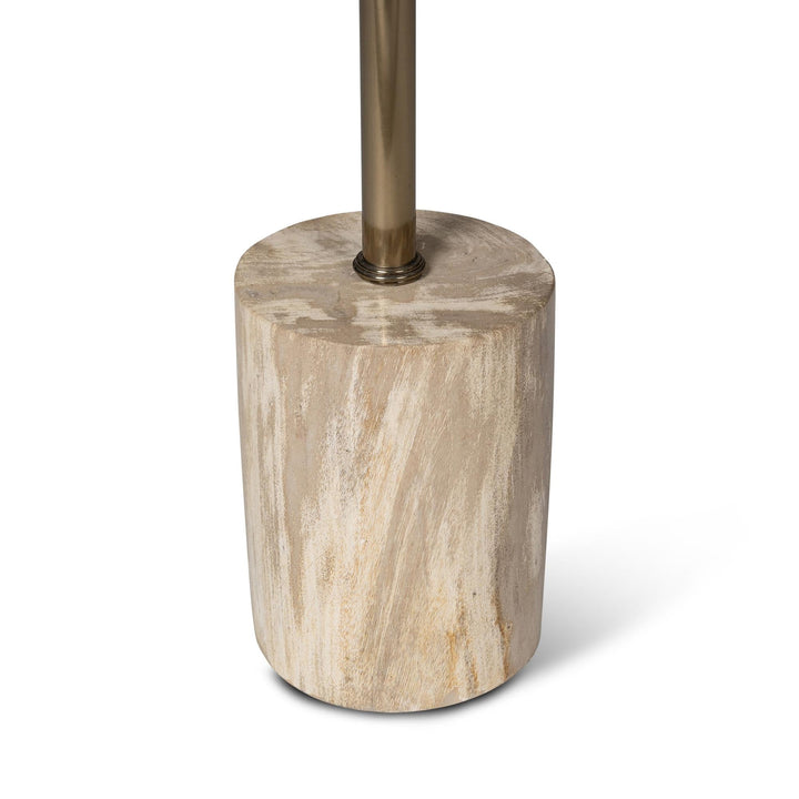 RELIQUE TABITHA PETRIFIED WOOD DRINK TABLE