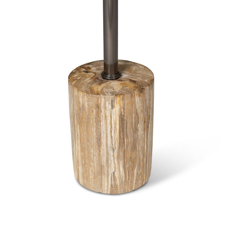 RELIQUE TABITHA PETRIFIED WOOD DRINK TABLE