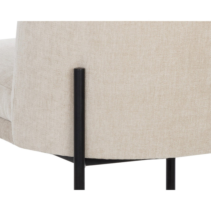 RICHIE DANNY IVORY BLACK DINING CHAIR
