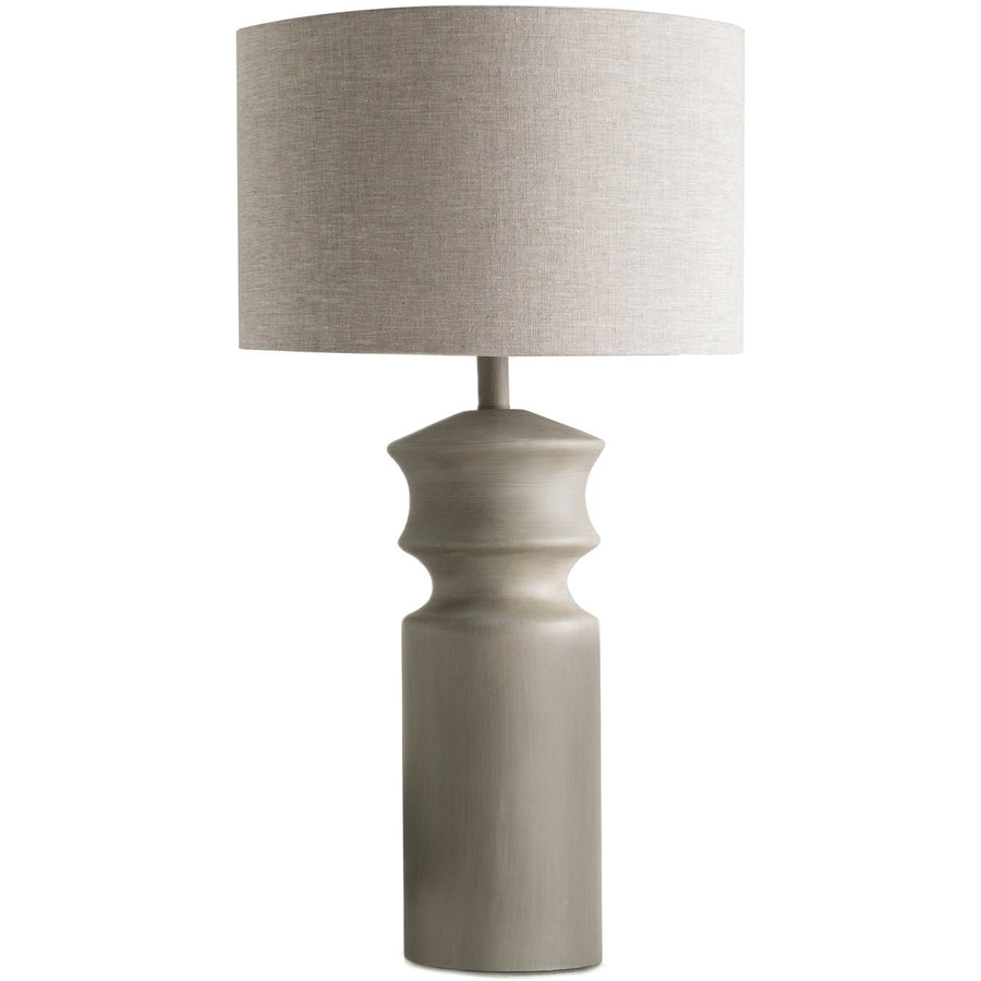 RIVERS GREY PAINTED TABLE LAMP