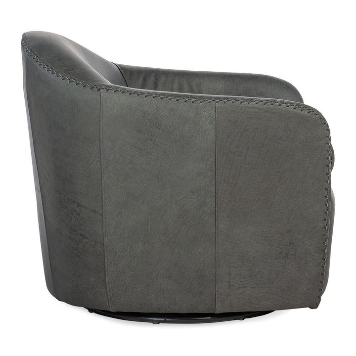 ROPER SWIVEL TIGHT BACK CLUB CHAIR