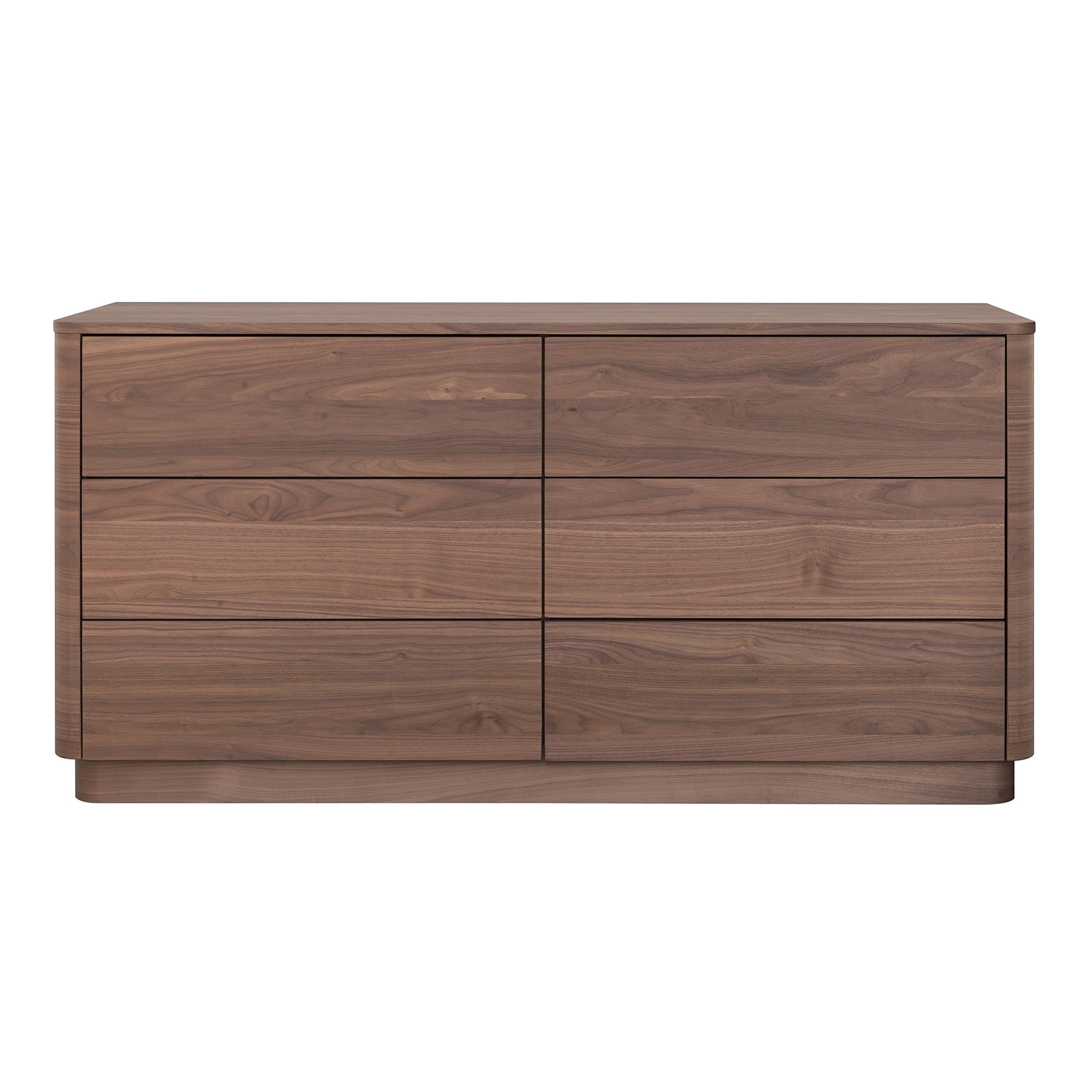 Round Off Dresser - Walnut Round Off Dresser - Walnut