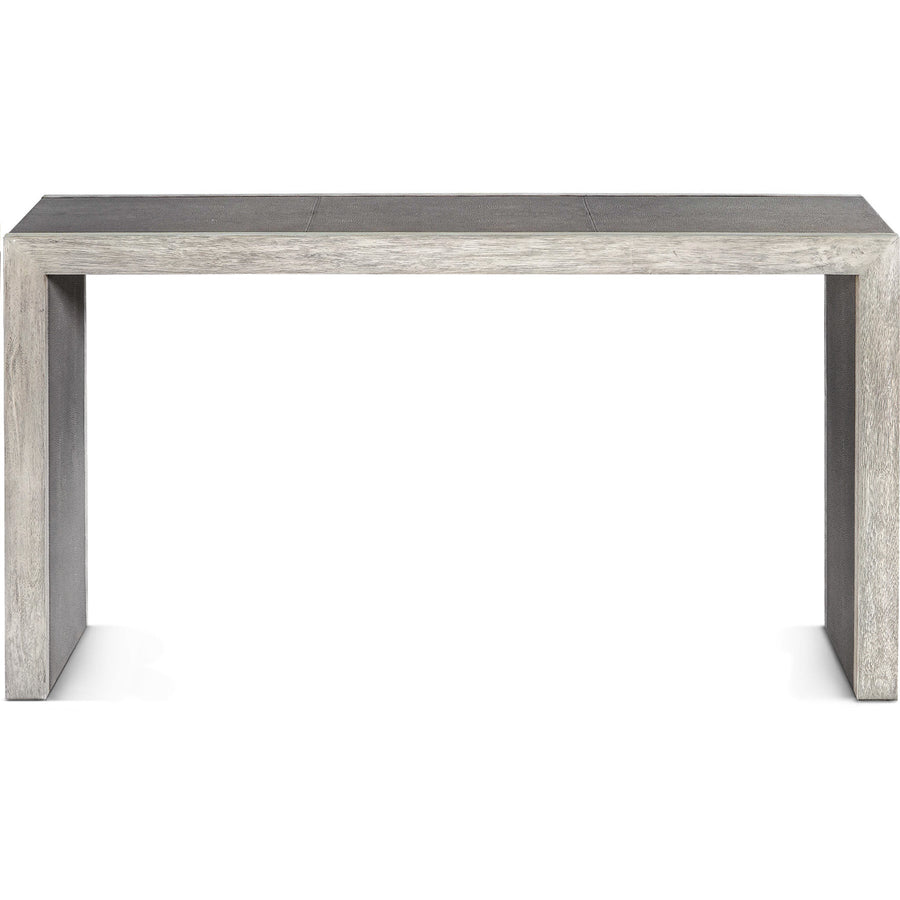 RUSTIC SHAGREEN CONSOLE TABLE