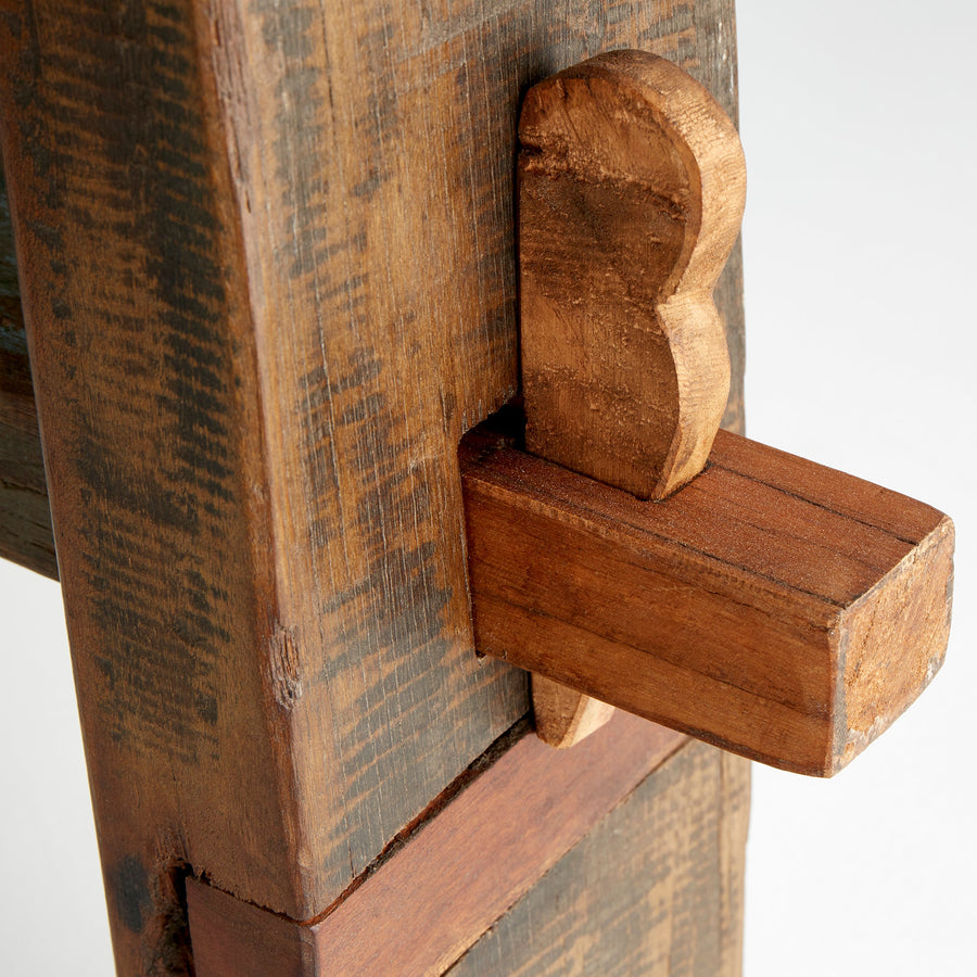 SALVAGED WOOD CONSOLE TABLE