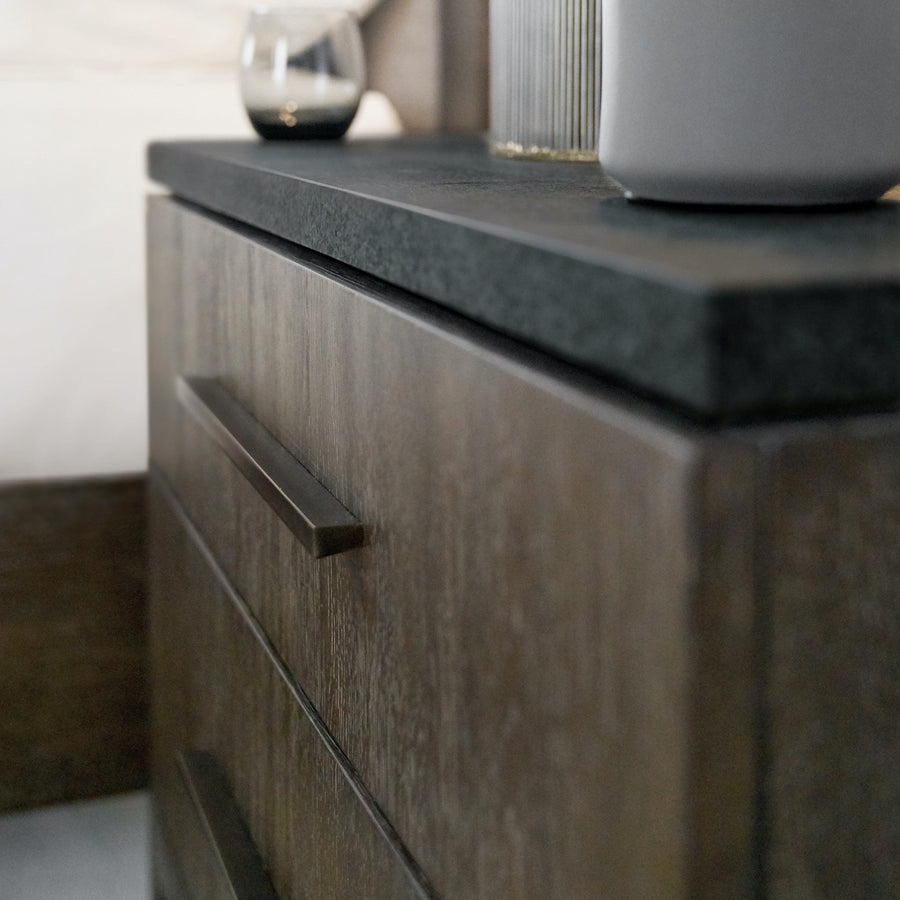 SAN MARCOS BLUESTONE TOP NIGHTSTAND