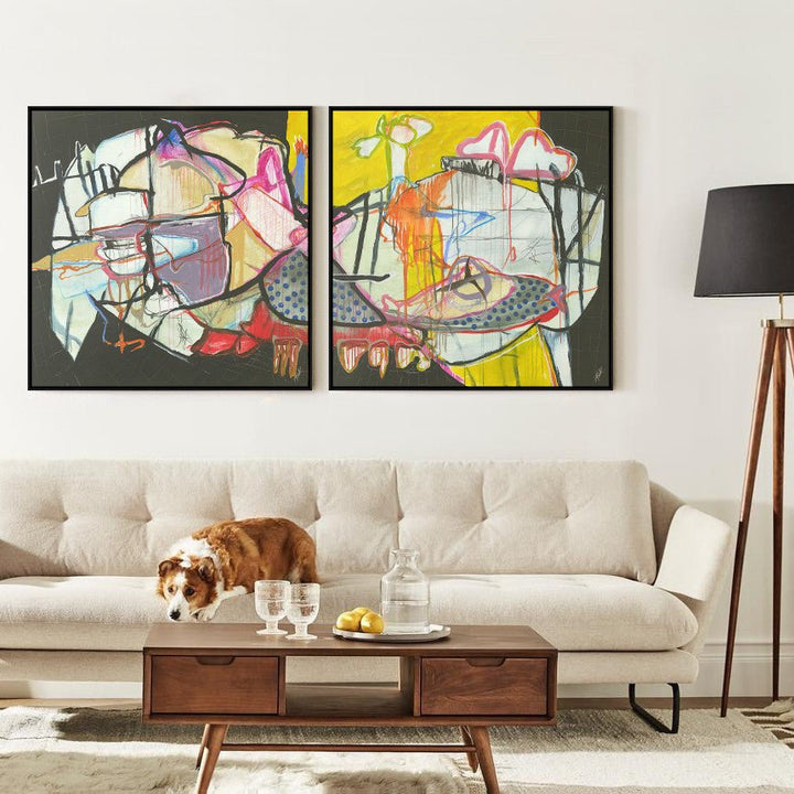 "SATURDAY SONG II" CANVAS ART