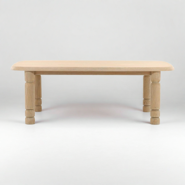 LOUISA LIGHT NATURAL WOOD DINING TABLE