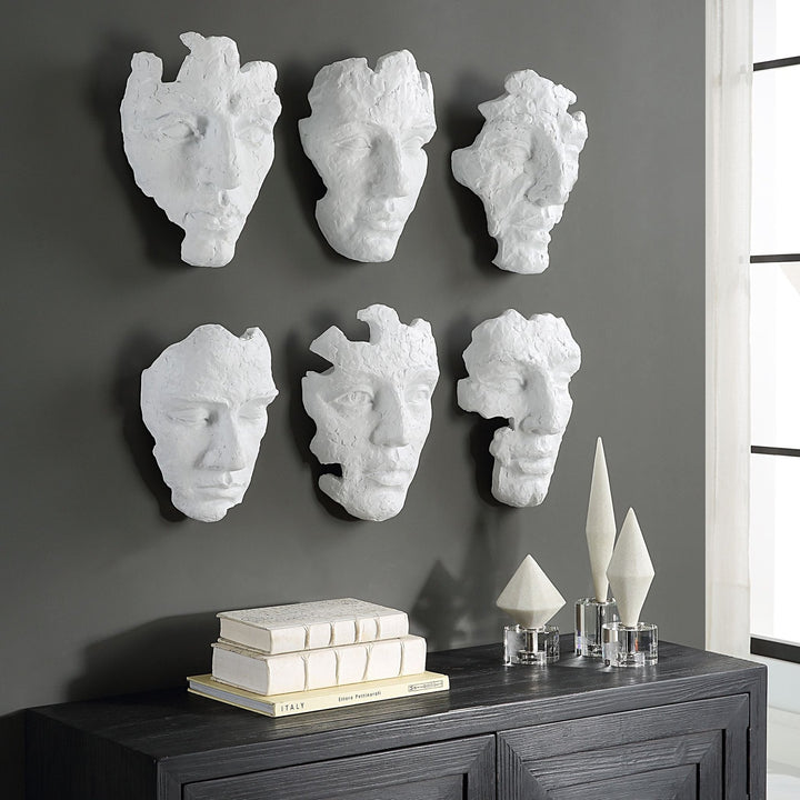 SELF - PORTRAIT WALL MASKS | SET OF 6
