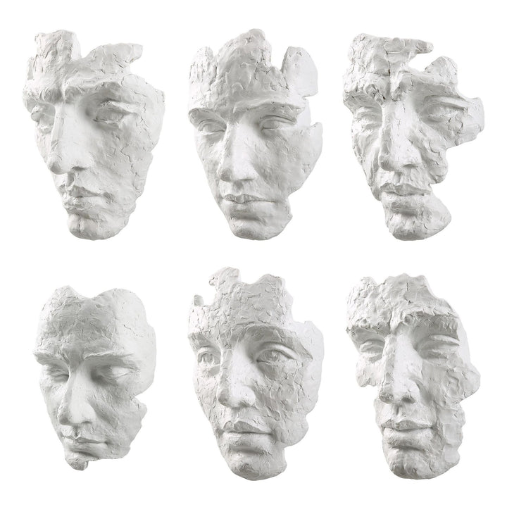 SELF - PORTRAIT WALL MASKS | SET OF 6