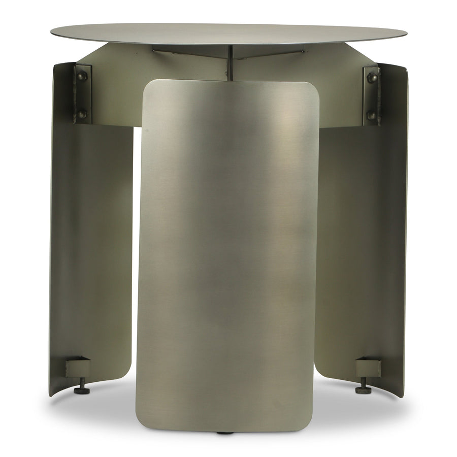 SENSHI INDUSTRIAL ROUND TABLE TOP END TABLE