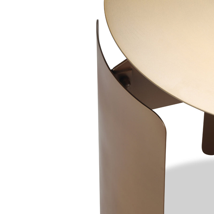 SENSHI INDUSTRIAL ROUND TABLE TOP END TABLE