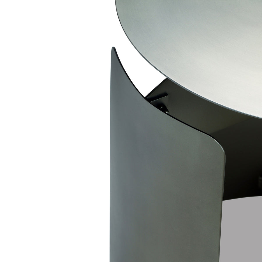 SENSHI INDUSTRIAL ROUND TABLE TOP END TABLE
