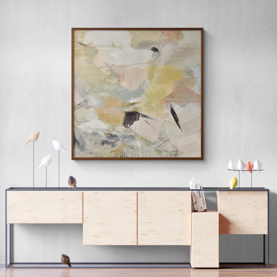 "SERENDIPITY" FRAMED CANVAS ART